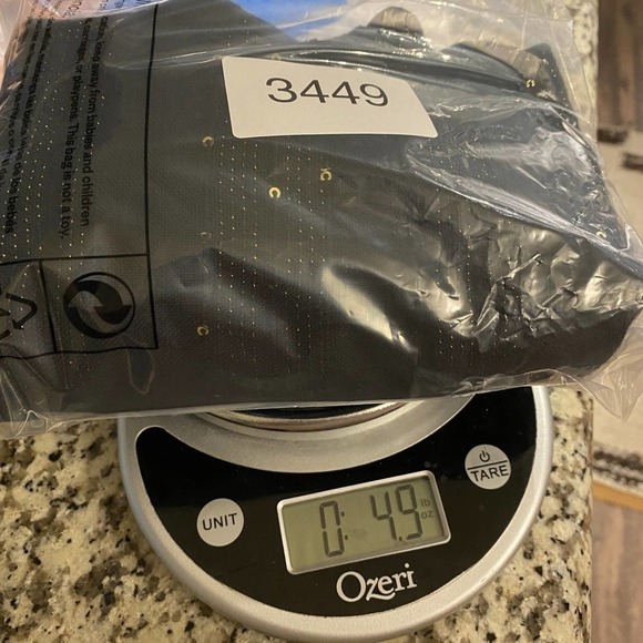 Mes Demoiselles black Sequin Sheer Striped Blouse Top Long Sleeve Crew Neck XL - Picture 7 of 7